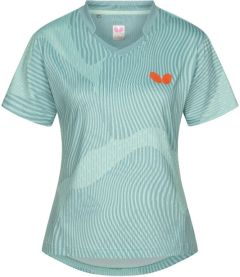 Butterfly Shirt Kariya Sky Grey Dame 