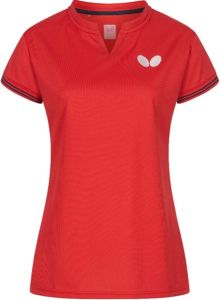 Butterfly Shirt Puren Dame Rouge