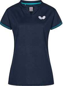 Butterfly Shirt Puren Dame Bleu