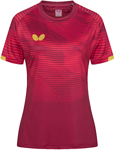 Butterfly Polo Puro Dame Rouge/Or